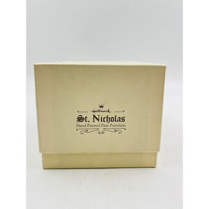 1983 HALLMARK THE LEGEND OF ST NICHOLAS 6" SANTA FIGURINE READ